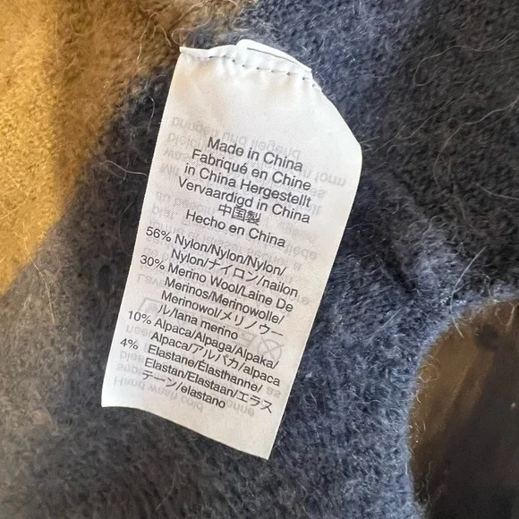 Madewell Kent Colorblock wool cardigan - Picture 5 of 8